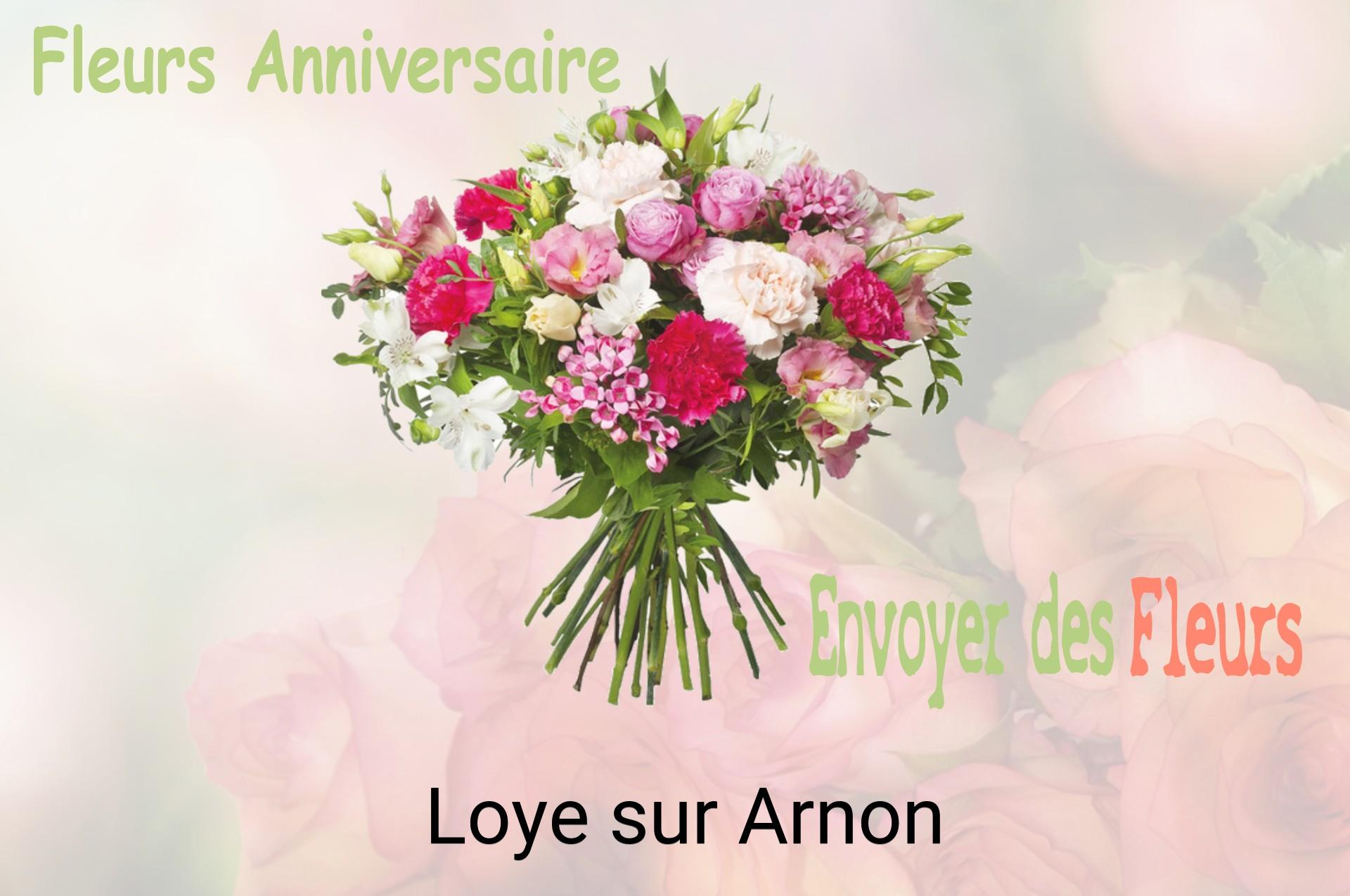 Bouquet de fleurs d’anniversaire livré à Loye-sur-Arnon