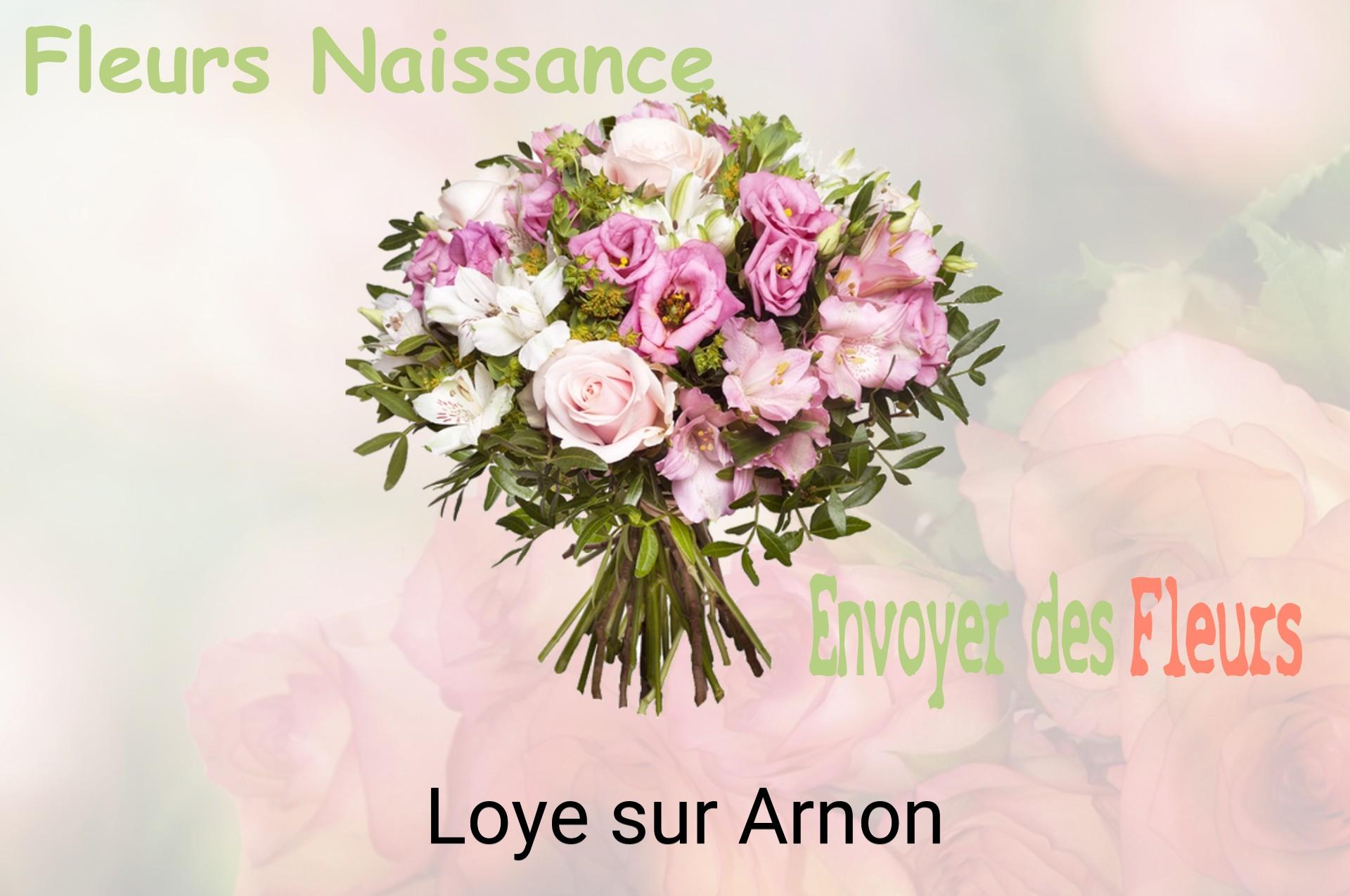 Bouquet de fleurs de naissance livré à Loye-sur-Arnon