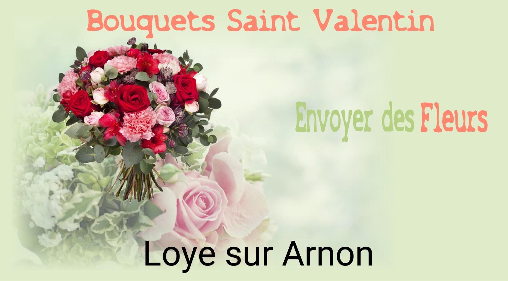 Roses de Saint-Valentin livrées à Loye-sur-Arnon